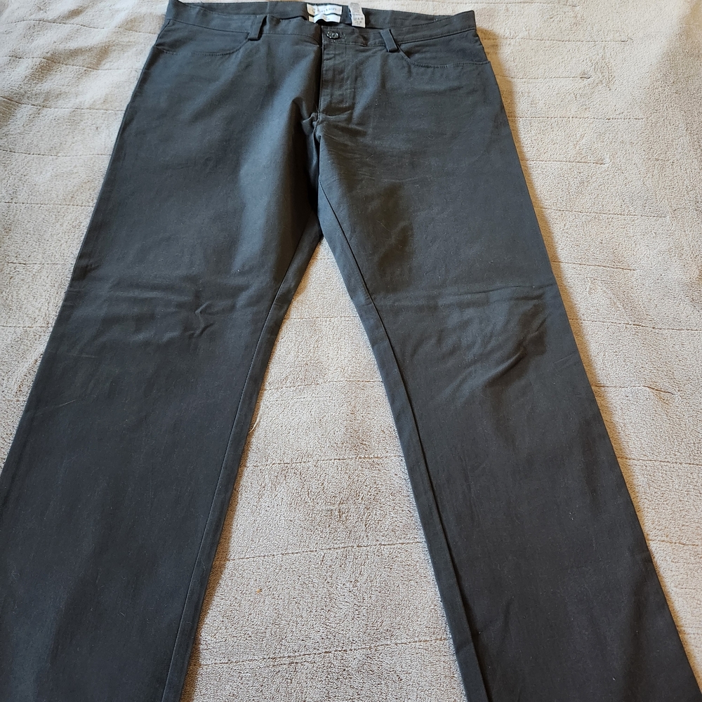 Calvin Klein Men's Dark Gray Slim Chinos Size 36x32